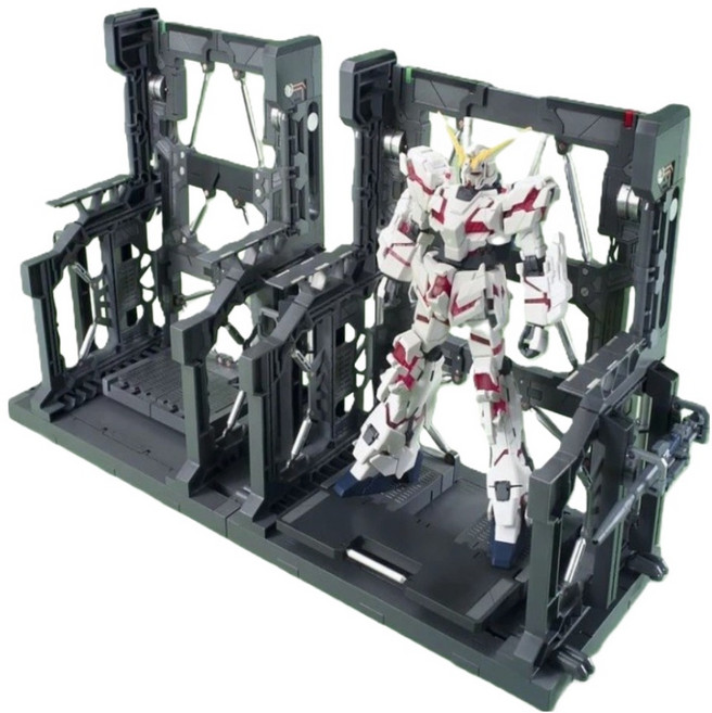 BANDAI BPHD SYSTEM BASE 001系統台座 灰色, 1個