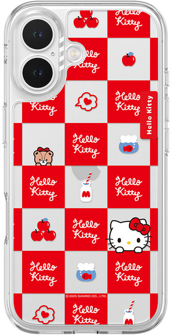 헬로키티 크리스탈 디자인 투명 휴대폰 케이스