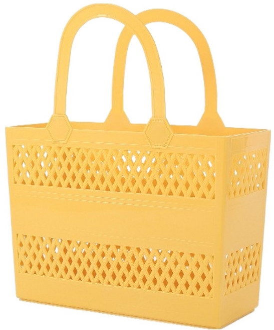 더자카 펀칭 물빠짐 목욕바구니, 옐로