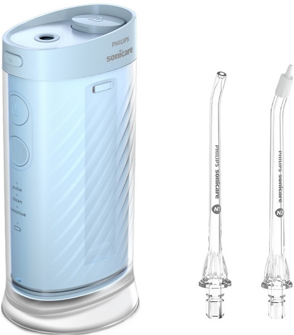 필립스 코리아 소닉케어 콤팩트 플로서 1000 구강세정기, HX3333/24, 블루