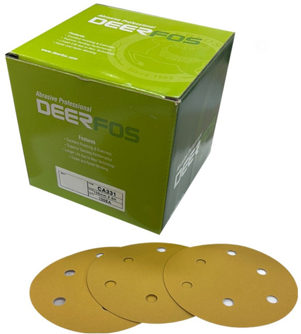 디어포스 CA331 6홀 120방 금속 목재용 원형 종이페파 100p, 1개