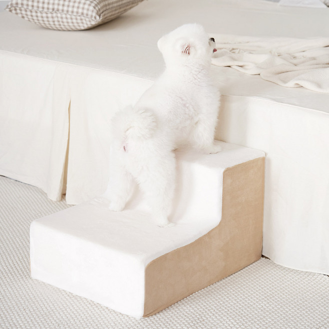 울리 반려동물 베이직 2단 스텝, 베이지, 1개