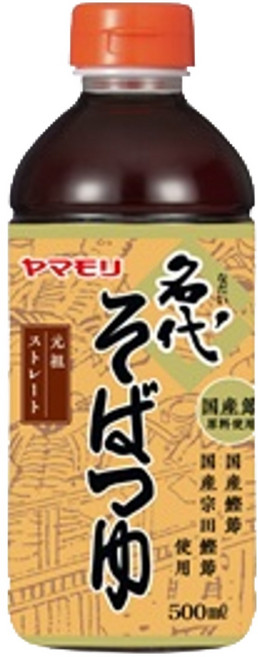 야마모리 나다이 일본 50년 전통 쯔유, 1개, 500ml