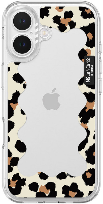 모란카노 크리스탈 투명 지니어드 디자인 휴대폰 케이스