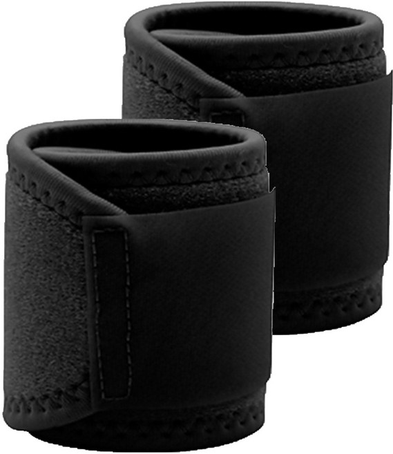 아더위크 테니스 배드민턴 손목 보호대, 블랙, 2개