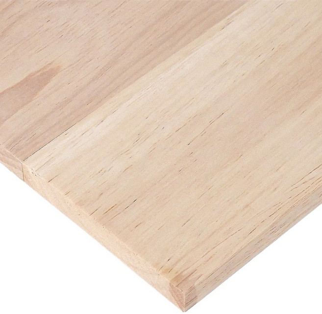 위드로우 DIY 재단 목재 고무나무 집성목 15T 300 x 1200 mm, 1개