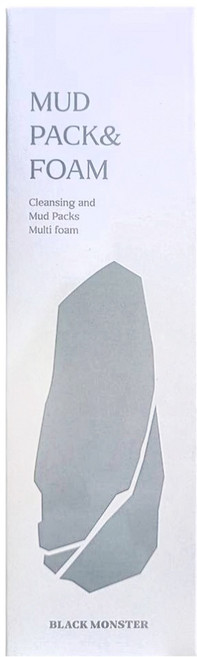韓國 BLACK MONSTER 黑泥清潔洗面乳, 1個, 150ml