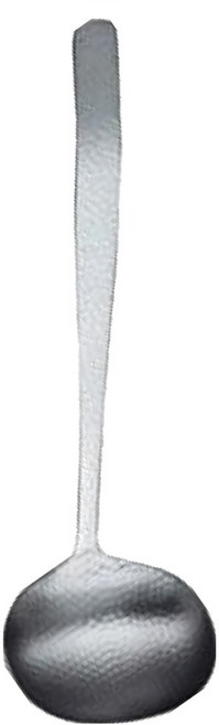 ptygrace 片力商事 燕三條和味槌目艷消不鏽鋼中湯勺 S-1, 1個, 銀色