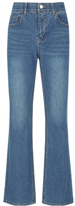 숲 여성용 인밴딩 부츠컷 데님 팬츠 SA9DP90