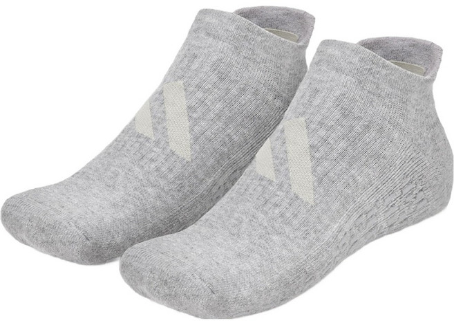 adidas 愛迪達 訓練止滑隱形襪, 1套, 灰色