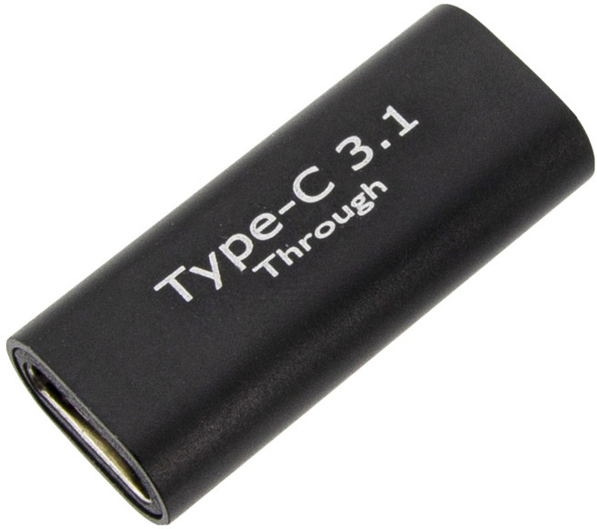 에이치디탑 USB C타입 GEN2 4K 65W 연장 젠더, 1개