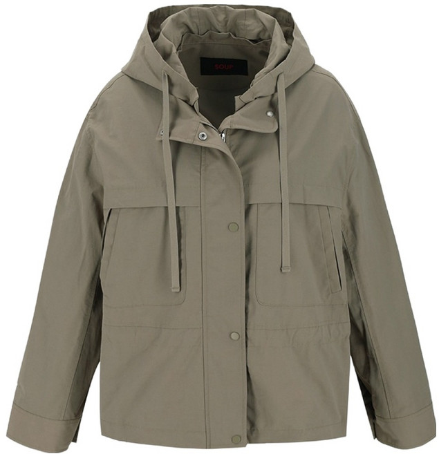 숲 여성용 로우스트링 야상 점퍼 SA9UJ80