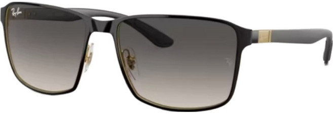 Ray-Ban 雷朋 金屬框太陽眼鏡 漸層鏡片 RB3721-187/11