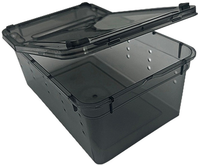 노모이펫 파충류 양서류 H3 피딩박스 S(19 x 12.5 x 7.5 cm), 1개, 블랙