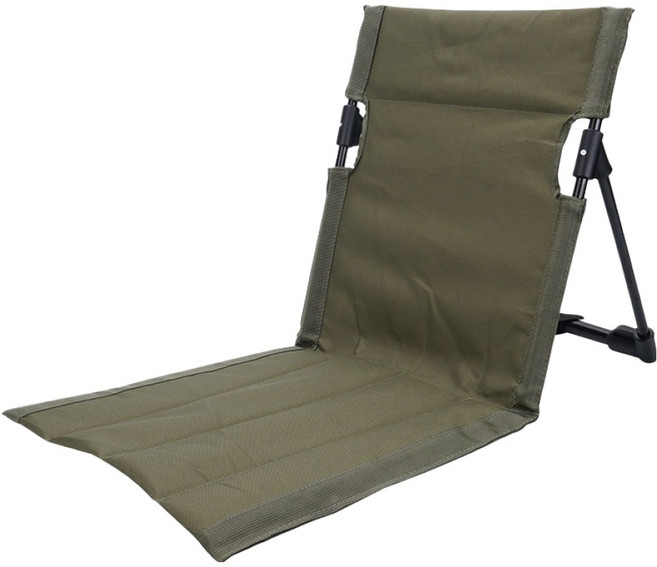 戶外折疊懶人椅, 1個, 軍綠色