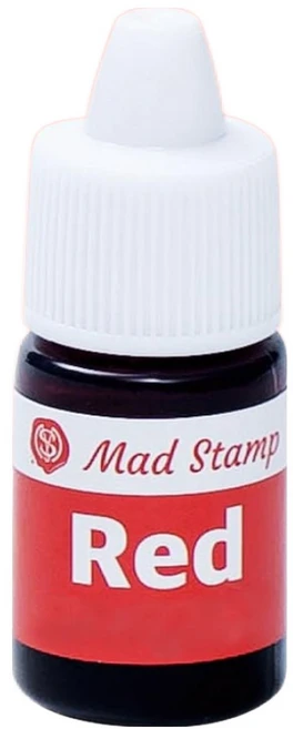 매드스탬프 리필잉크, 빨강, 5ml - 쿠팡