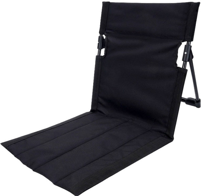 戶外折疊懶人椅, 1個, 黑色
