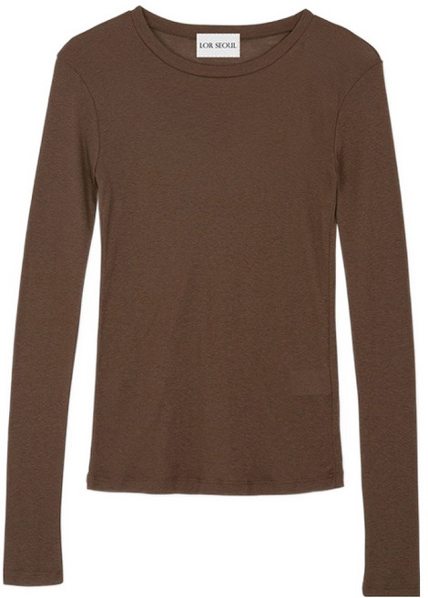 로르서울 여성용 텐셀 슬림핏 티셔츠 CBTS250705