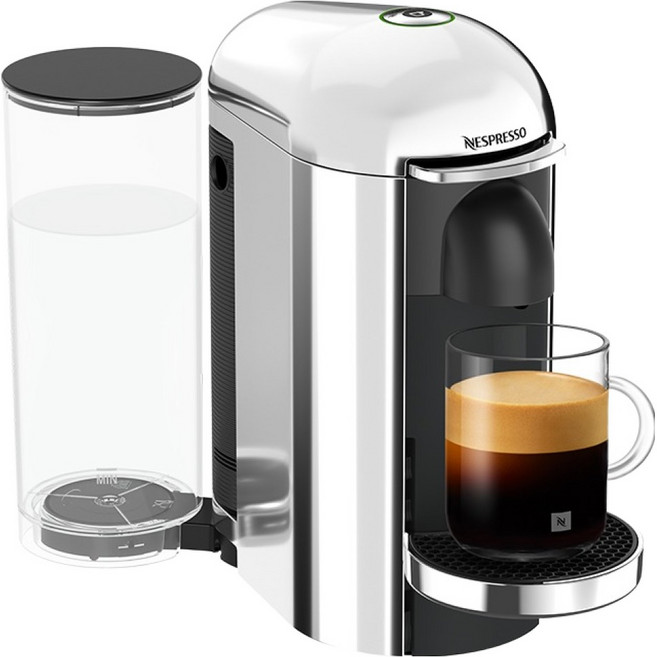 네스프레소 버츄오 캡슐 커피머신, GCB2-KR-FCH-KIT4, 크롬