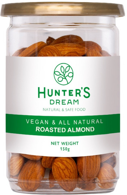 HUNTER'S DREAM 獵人谷之夢 澳洲無調味鮮烘杏仁果, 1個, 150g