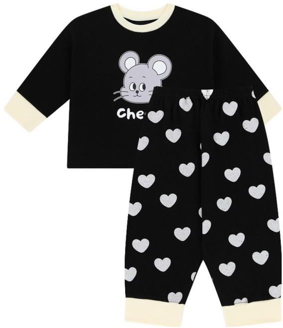 로토토베베 아동용 캐리솔트매칭 실내복 상하의 세트