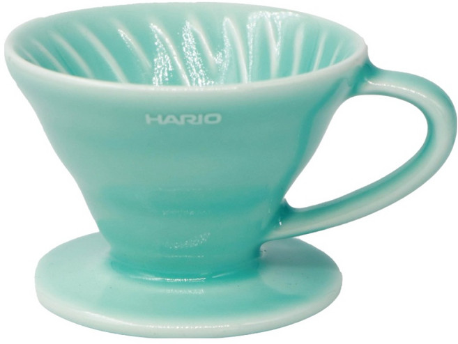 HARIO 好璃奧 彩色迷你品飲杯 V60 40ml, 1個, 湖水綠