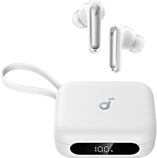 soundcore P41i 3合一行動電源藍牙耳機, 白色, A3937