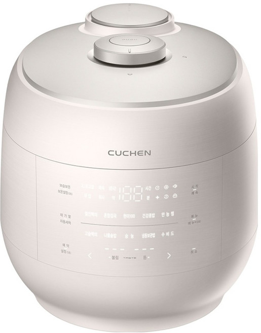 쿠첸 그레인 듀얼프레셔 IH 전기압력밥솥 6인용, CRT-UPD0672KEI, 아이보리