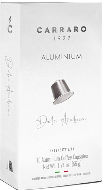 CARRARO 阿拉比卡 DOLCI ARABICA 咖啡膠囊 適用Nespresso Original 膠囊咖啡機, 5.5g, 10個, 1盒