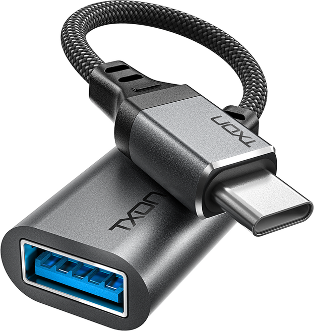 티엑스온 USB C to A 3.0 OTG 젠더, 1개, 0.12m