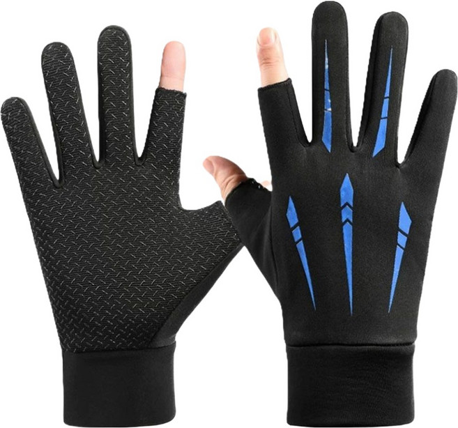 이지딜 아웃도어 배달 방한장갑 양손착용 세트, 반지 블루, 1세트