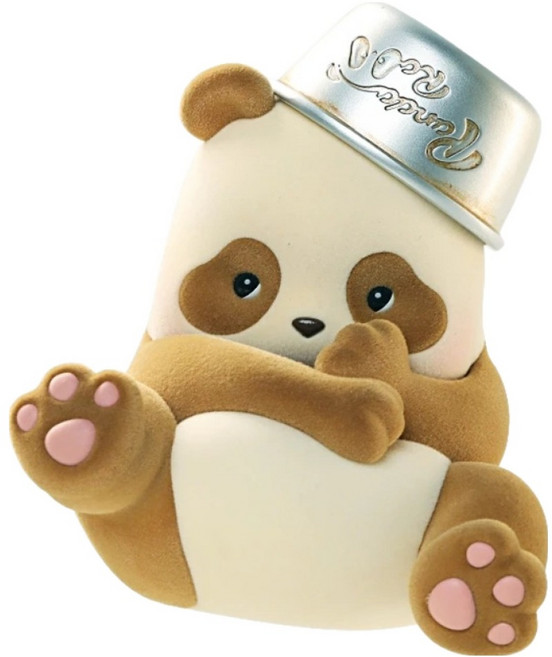 52TOYS Panda Roll 胖噠幼盆盆奶模型 美拉德配色, 1個