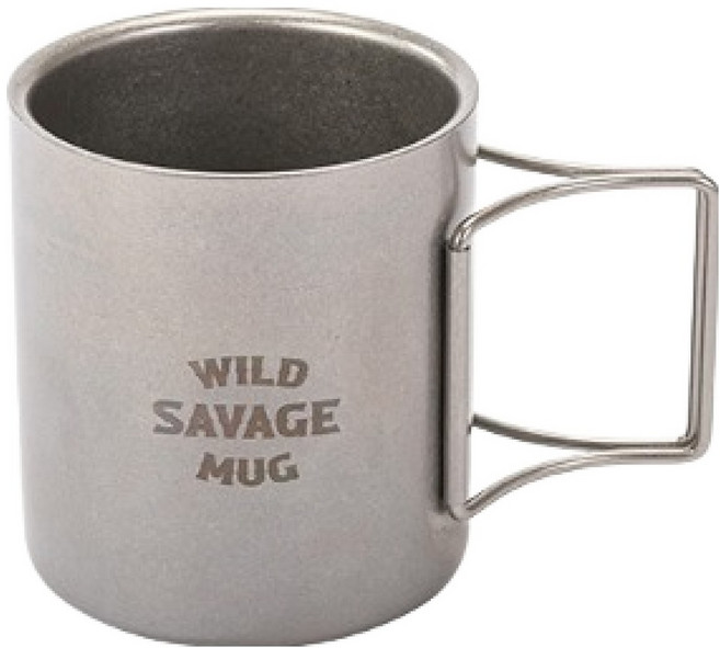 KOVEA Wild Savage 馬克杯, 銀色, 1個