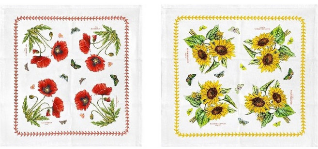 포트메리온 보타닉가든 메도우 면냅킨 2종 세트, A형, 1세트