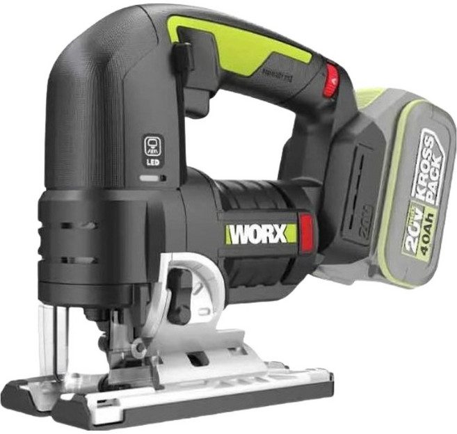 WORX 威克士 台灣公司貨 無刷鋰電曲線鋸 20V WU550.9, 1個