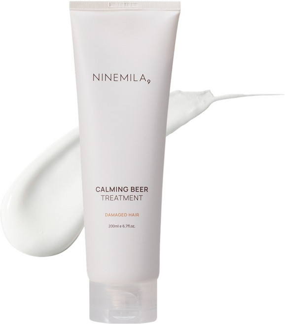 나인밀라 카밍비어 맥주효모 헤어 트리트먼트, 200ml, 1개
