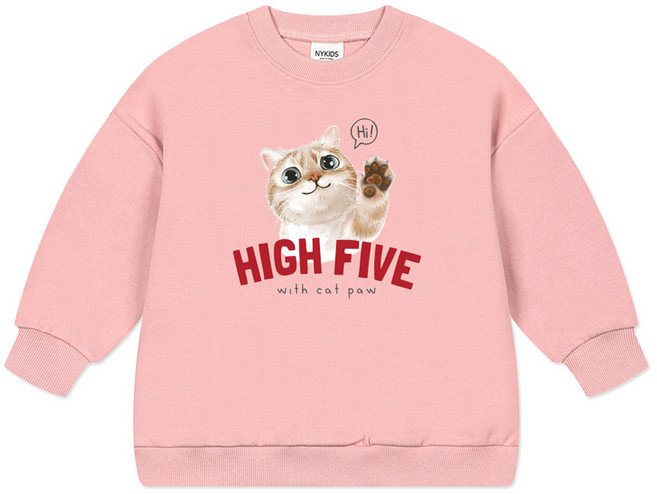 뉴욕꼬맹이 오버핏 맨투맨 W367