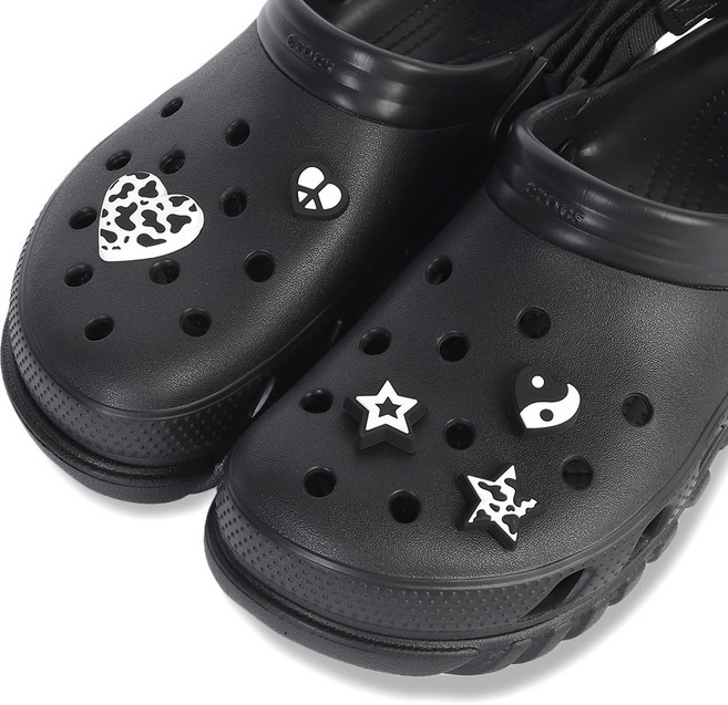 crocs 卡駱馳 黑白智必星5件組 10012950 FREE