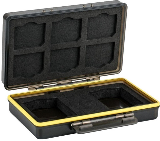 JJC 후지필름 X100VI XT50 NP-W126S 배터리 2p 보관 SD 카드 수납 케이스, 1개, BC-3NPW126