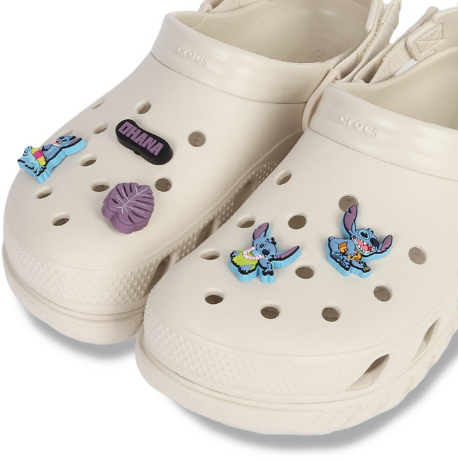 crocs 卡駱馳 縫線造型 Jibbitz 5件組 10012920 FREE