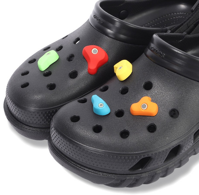 crocs 卡駱馳 五彩繽紛岩石智必星5件組 10012945 FREE