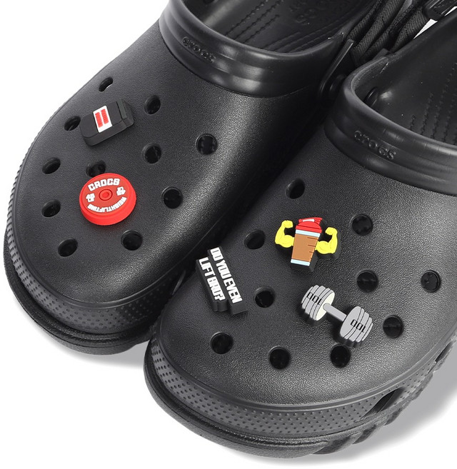 crocs 卡駱馳 舉重 Jibbitz 飾扣 5件組 10012941 FREE