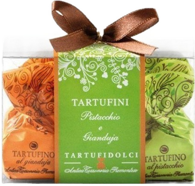 Antica Torroneria Piemontese 皮埃蒙特甜點組合 杏仁脆片 & 松露巧克力, 63g, 1個