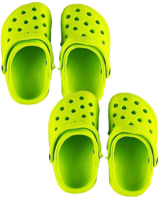 웨이비데이즈 반려동물 프루 슬리퍼 2켤레, 그린, 4개