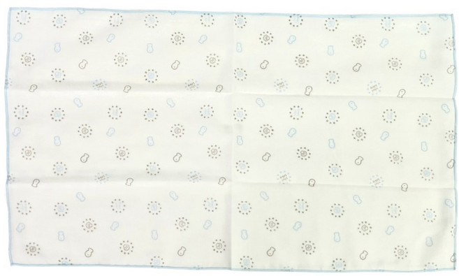 vivibaby 貝殼花紗布澡巾