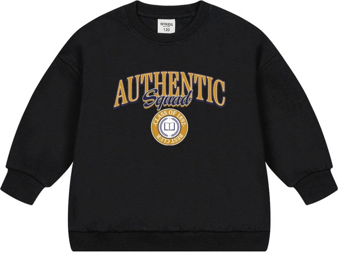 뉴욕꼬맹이 아동용 오버핏 맨투맨 W371