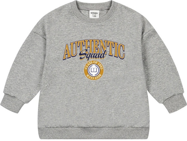 뉴욕꼬맹이 아동용 오버핏 맨투맨 W371