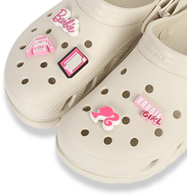 crocs 卡駱馳 Jibbitz 粉色 5件組 OS 10012070