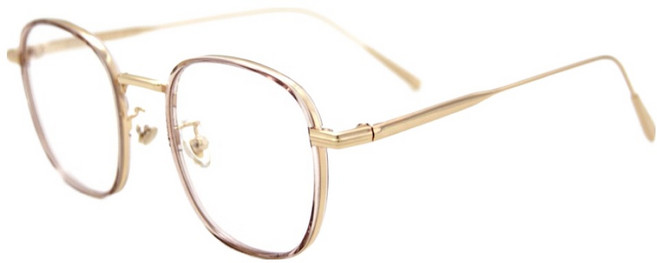 ALEGANT 波西米亞拼接橢圓框UV400光學濾藍光眼鏡