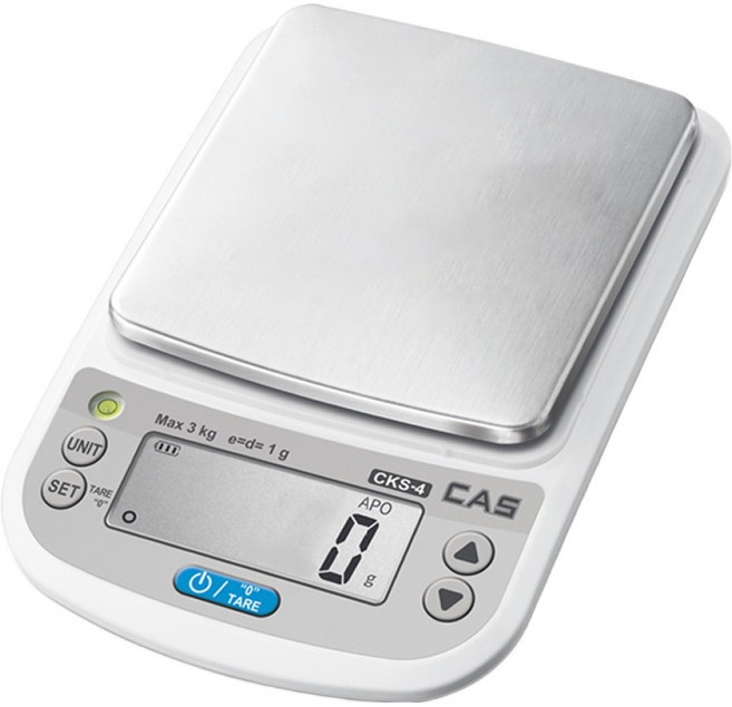 카스 생활방수 최대 3kg 전자저울, CKS-4, 1개